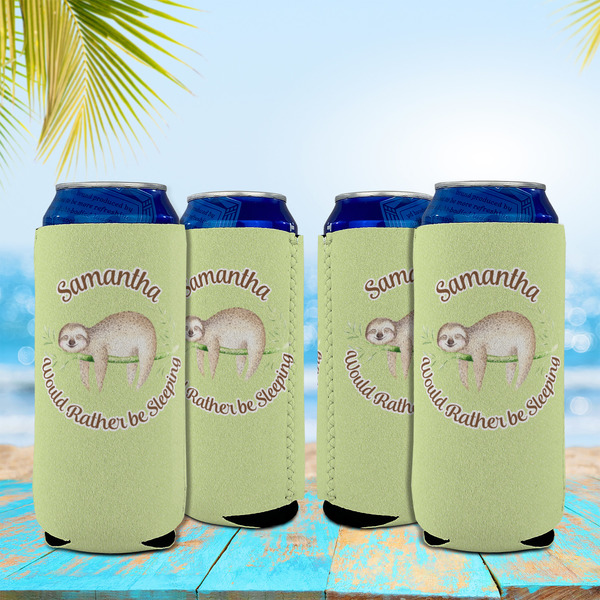 Sloth 16oz Can Sleeve - Set of 4 - LIFESTYLE
