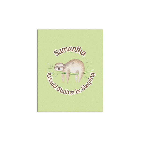 Custom Sloth Poster - Multiple Sizes (Personalized)