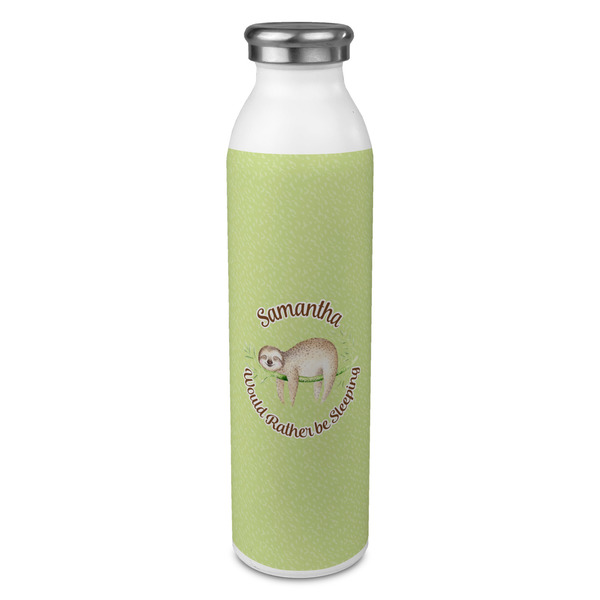 Custom Sloth 20oz Stainless Steel Water Bottle - Full Print (Personalized)