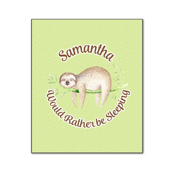 Sloth 20x24 Wood Print - Front View