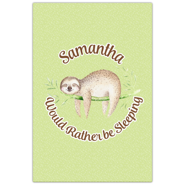 Sloth 20x30 - Canvas Print - Front View