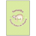 Sloth Wood Print - 20x30 (Personalized)