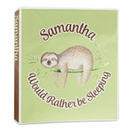 Sloth 3-Ring Binder - 1 inch (Personalized)