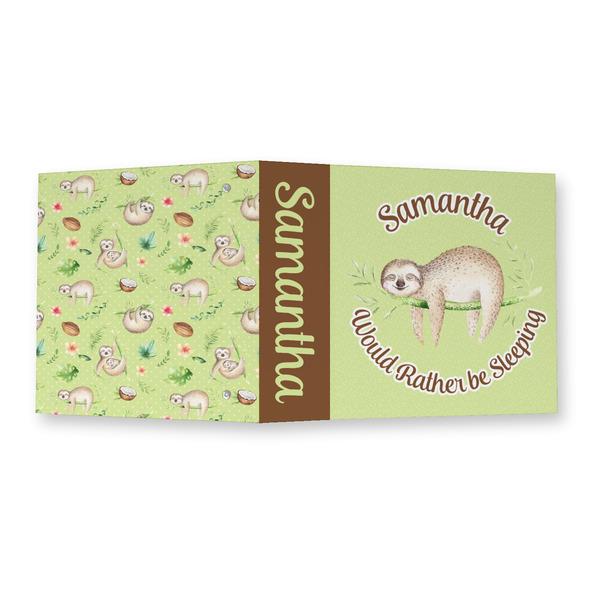 Sloth 3 Ring Binders - Full Wrap - 2" - OPEN OUTSIDE