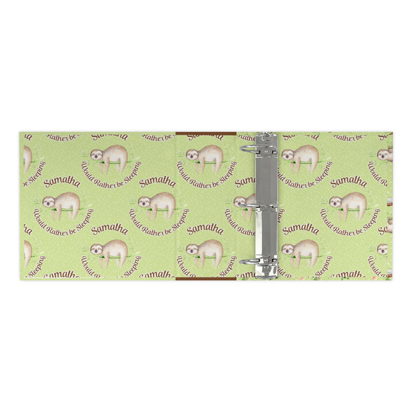 Sloth 3 Ring Binders - Full Wrap - 3" - OPEN INSIDE