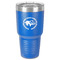 Sloth 30 oz Stainless Steel Ringneck Tumbler - Blue - Front