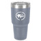 Sloth 30 oz Stainless Steel Tumbler - Grey - Single-Sided (Personalized)