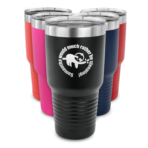 Sloth 30 oz Stainless Steel Ringneck Tumblers - Parent/Main