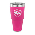 Sloth 30 oz Stainless Steel Tumbler - Pink - Single Sided (Personalized)