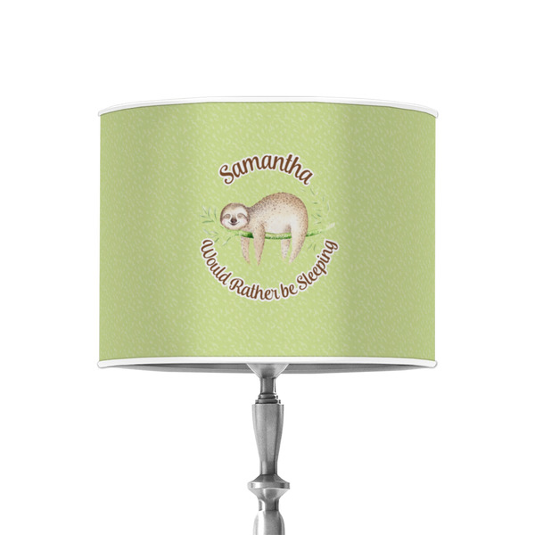 Custom Sloth 8" Drum Lamp Shade - Poly-film (Personalized)