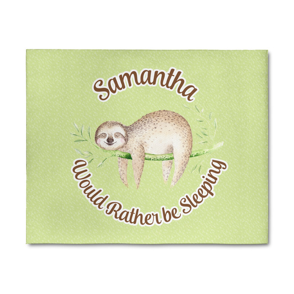 Custom Sloth 8' x 10' Indoor Area Rug (Personalized)