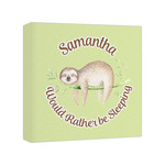 Sloth Canvas Print - 8x8 (Personalized)