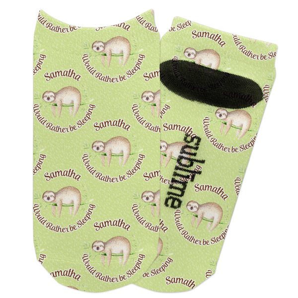 Custom Sloth Adult Ankle Socks (Personalized)