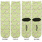 Sloth Adult Crew Socks - Double Pair - Front and Back - Apvl