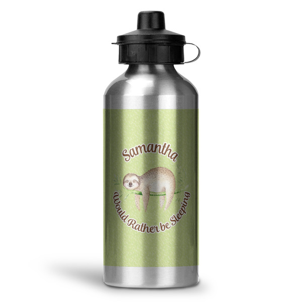 Custom Sloth Water Bottles - 20 oz - Aluminum (Personalized)