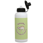 Sloth Water Bottles - Aluminum - 20 oz - White (Personalized)