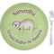 Sloth 8" Glass Appetizer / Dessert Plates - Single or Set (Personalized)