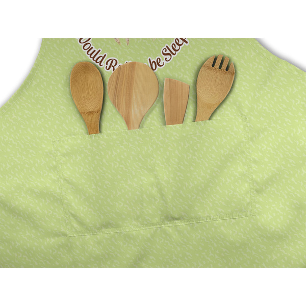 Sloth Apron - Pocket Detail with Props