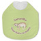 Sloth Jersey Knit Baby Bib w/ Name or Text