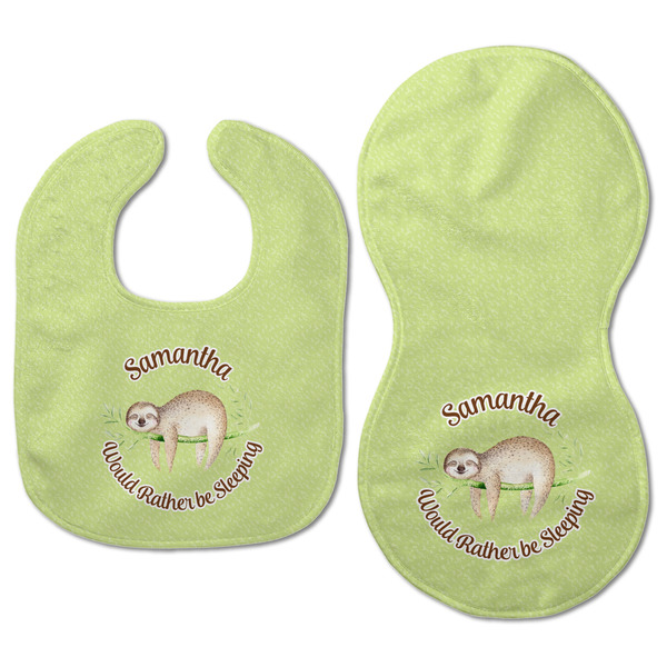 Sloth Baby Bib & Burp Set - Approval (new bib & burp)