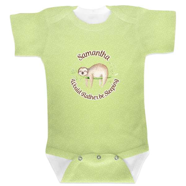 Custom Sloth Baby Bodysuit (Personalized)