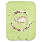 Sloth Baby Swaddling Blanket (Personalized)