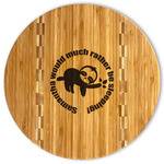 Sloth Bamboo Cutting Board (Personalized)