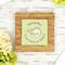 Sloth Bamboo Trivet with 6" Tile - LIFESTYLE
