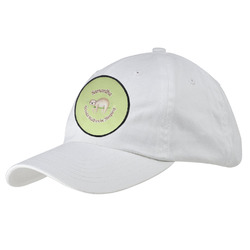 Sloth Baseball Cap - White (Personalized)
