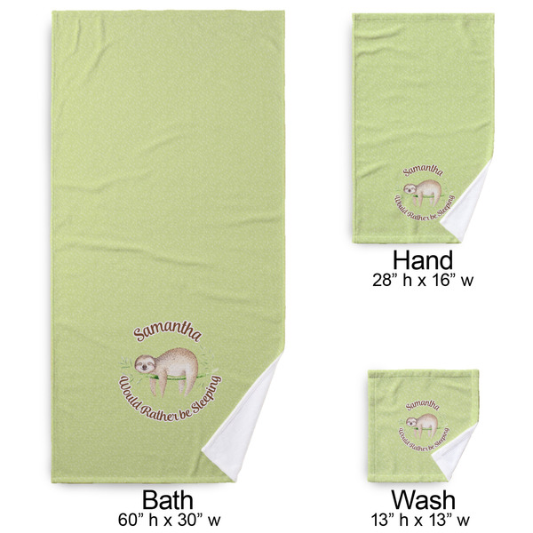 Sloth Bath Towel Sets - 3-piece - Approval