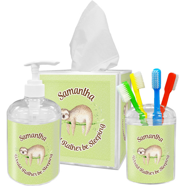 Sloth Bathroom Accessories Set (Personalized)