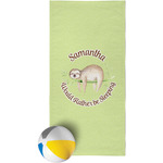 Sloth Beach Towel (Personalized)