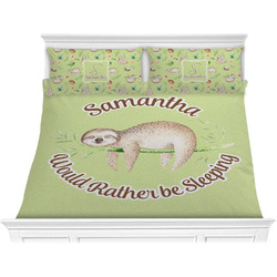 Sloth Comforter Set - King (Personalized)