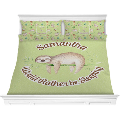 Sloth Comforter Set - King (Personalized)