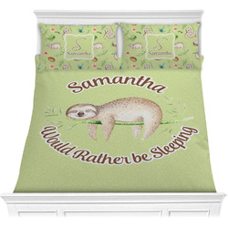 Sloth Comforter Set - Full / Queen (Personalized)