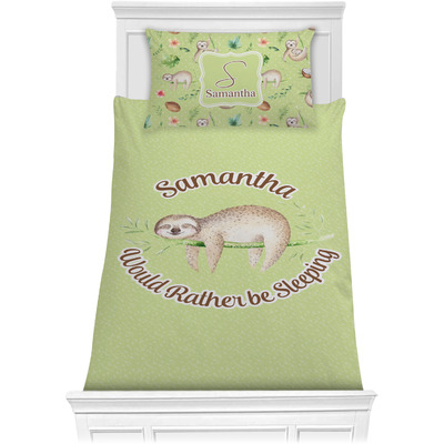 Sloth Comforter Set - Twin (Personalized)