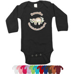 Sloth Long Sleeves Bodysuit - 12 Colors (Personalized)