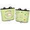 Sloth Bucket Totes w/ Genuine Leather Trim - Regular - Front and Back - Apvl