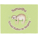 Sloth Woven Fabric Placemat - Twill w/ Name or Text