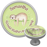 Sloth Cabinet Knob (Silver) (Personalized)