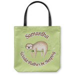 Sloth Canvas Tote Bag - Small - 13"x13" (Personalized)