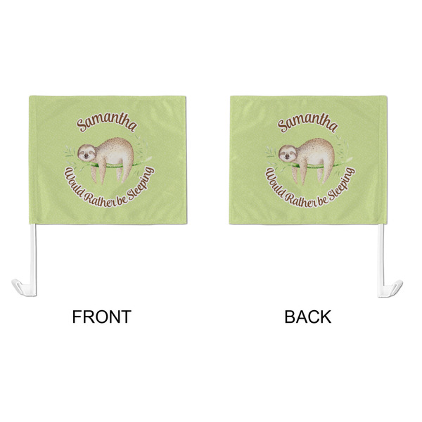 Sloth Car Flag - Large - APPROVAL