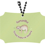 Sloth Rear View Mirror Ornament (Personalized)