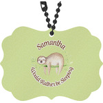 Sloth Rear View Mirror Charm (Personalized)