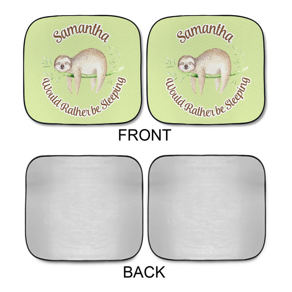 Sloth Car Sun Shades - APPROVAL