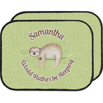 Sloth Car Floor Mats (Back Seat) (Personalized)