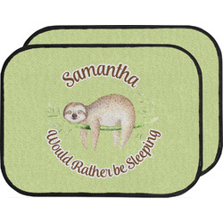 Sloth Car Floor Mats (Back Seat) (Personalized)