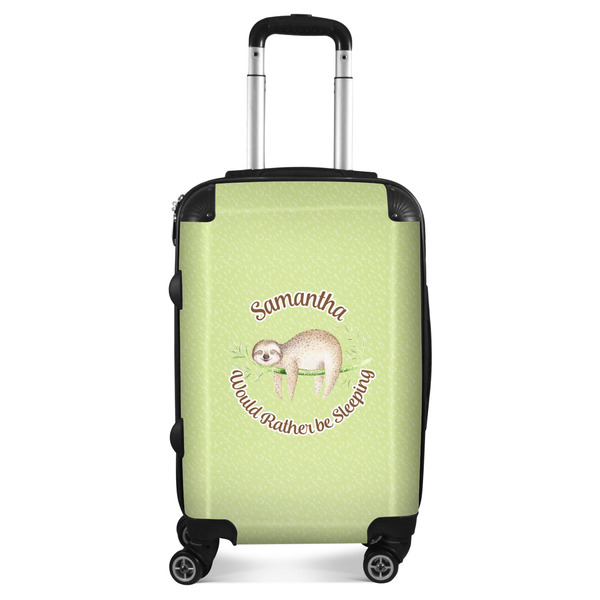 Custom Sloth Suitcase - 20" Carry On (Personalized)