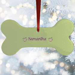 Sloth Ceramic Dog Ornament w/ Name or Text