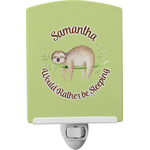 Sloth Ceramic Night Light (Personalized)
